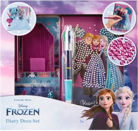 Dekoracyjny zestaw do ozdabiania pamiętnika Disney Frozen