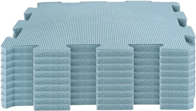 Nido nido piankowa mata do zabawy puzzle dusty blue (9 elementów)