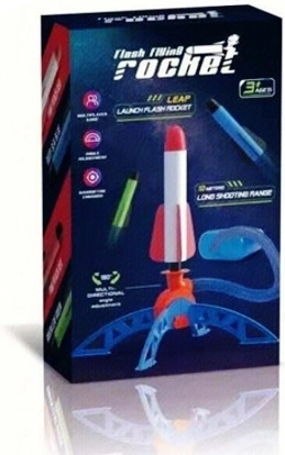 Pian­kowy zestaw rakietowy z wyrzutnią i pompką