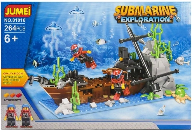 Klocki konstrukcyjne Jumei Podwodna wyprawa 264 elementy (Submarine Exploration) - 1 sztuka