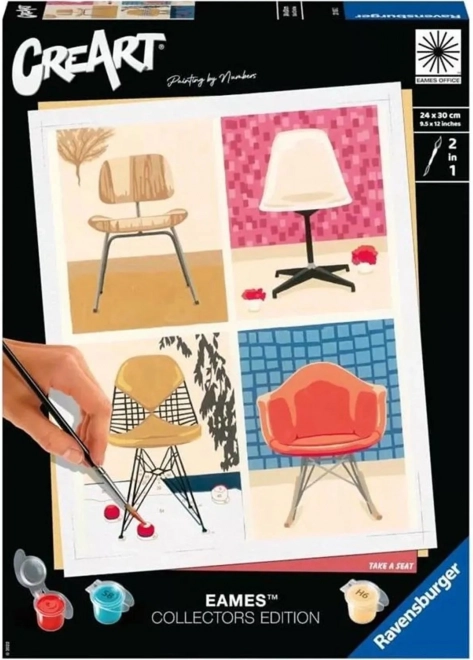 creart – malowanie po numerach eames: take a seat