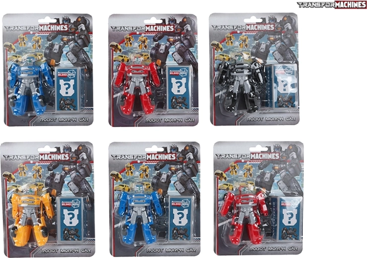 Transformujący się robot–auto 9,5 cm z akcesoriami