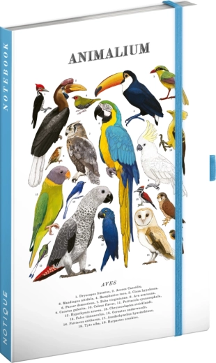Notique Notes Animalium – ptasi notes w linie 13 × 21 cm