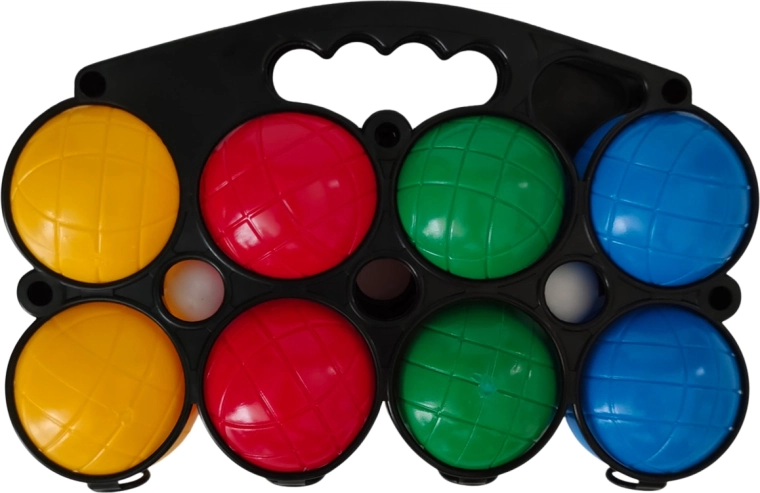 Plastowe kule do petanque – zestaw 8 szt.