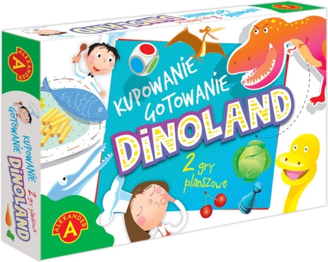 Gra Dinoland Zakupy, gotowanie