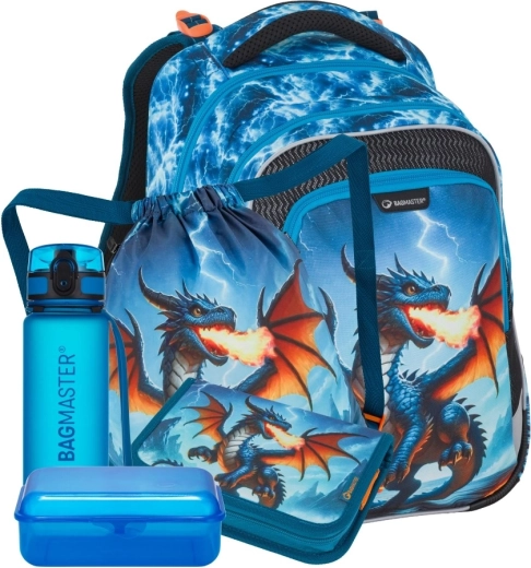 Bagmaster zestaw szkolny lumi 26 d – smok