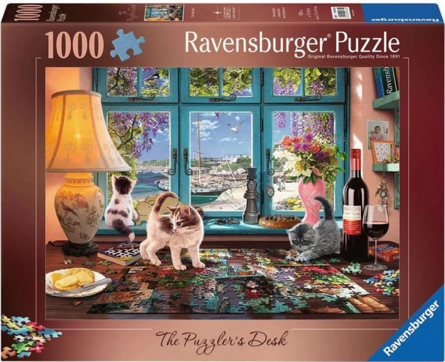 Stół do układania puzzli Ravensburger dla miłośników puzzli (1000 elementów)