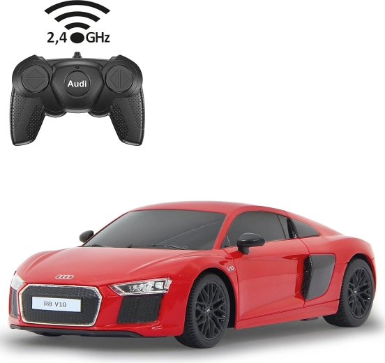 Jamara Audi R8 2015 samochód RC 1:24 czerwony - 1 sztuka