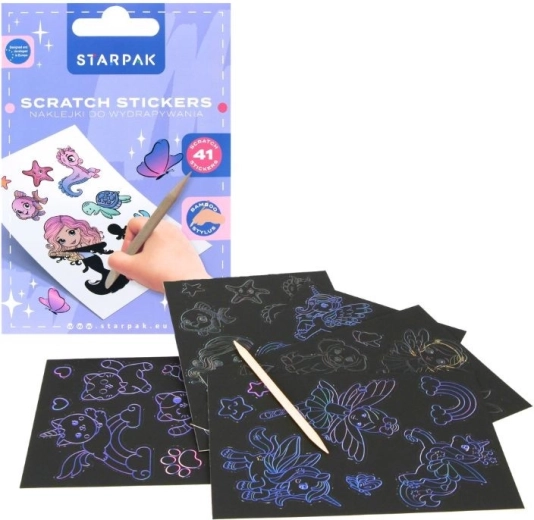 Zdrapki – naklejki fantasy 41 szt.