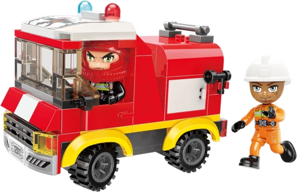 Klocki strażacka cysterna QMAN MINE CITY