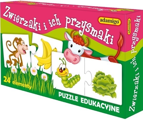 Edukacyjna gra Zwierzątka i ich przysmaki