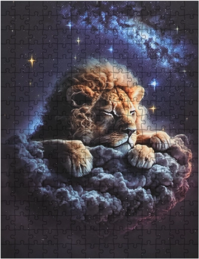 Puzzle dziecięce lew w chmurach, 300 elementów