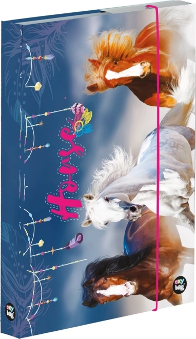 Pudełko na zeszyty A5 z motywem konia