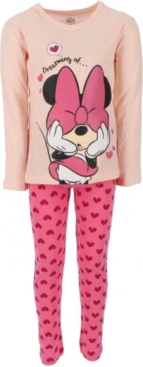 Piżama Disney Minnie z długim rękawem