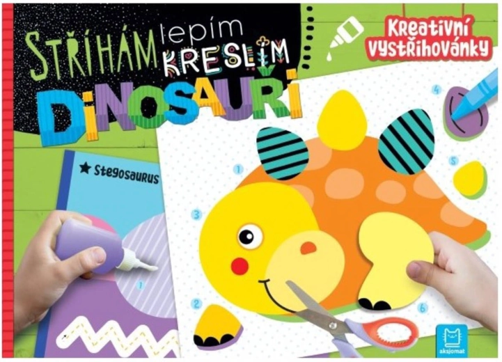 Wycinam, kleję, rysuję: Dinozaury – kreatywne wycinanki