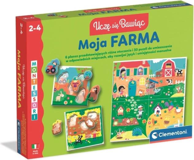 Clementoni Moja farma – interaktywny zestaw edukacyjny dla dzieci