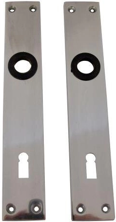 Aluminiowa tarcza drzwiowa na klucz 90 mm (1 para)