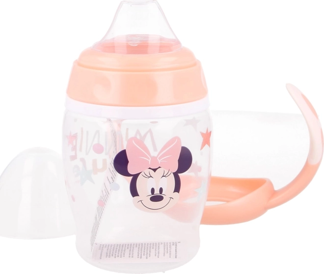 Kubek z uchwytami i silikonowym ustnikiem Minnie 270ml
