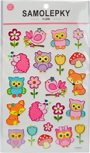 Naklejki ze zwierzętami leśnymi