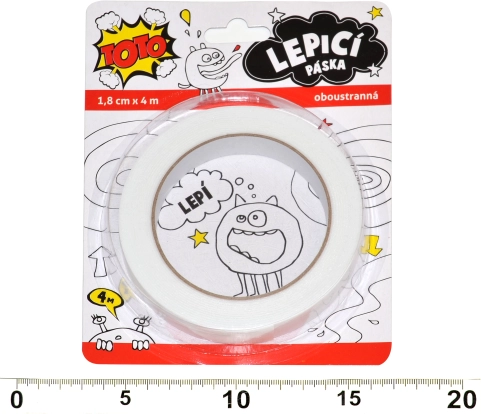 Dwustronna taśma klejąca 18 mm x 4 m