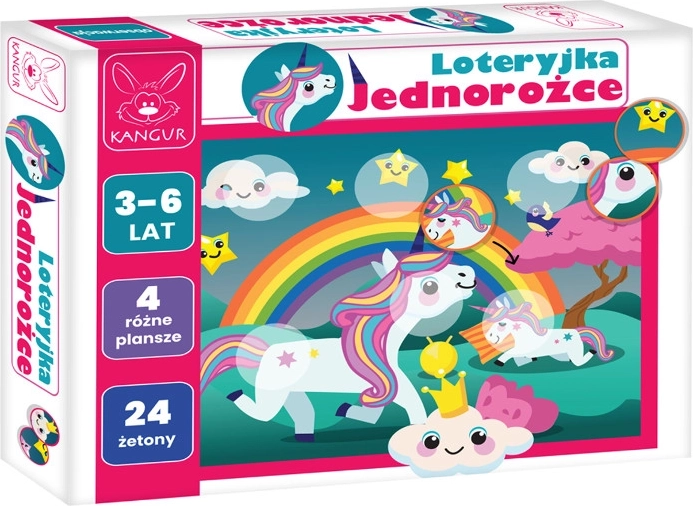 Loteria Jednorożce – gra dla najmłodszych