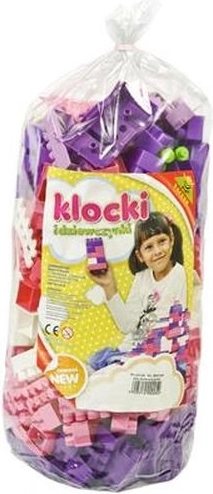 Klocki konstrukcyjne KL-WO 345 elementów dla dziewczynek