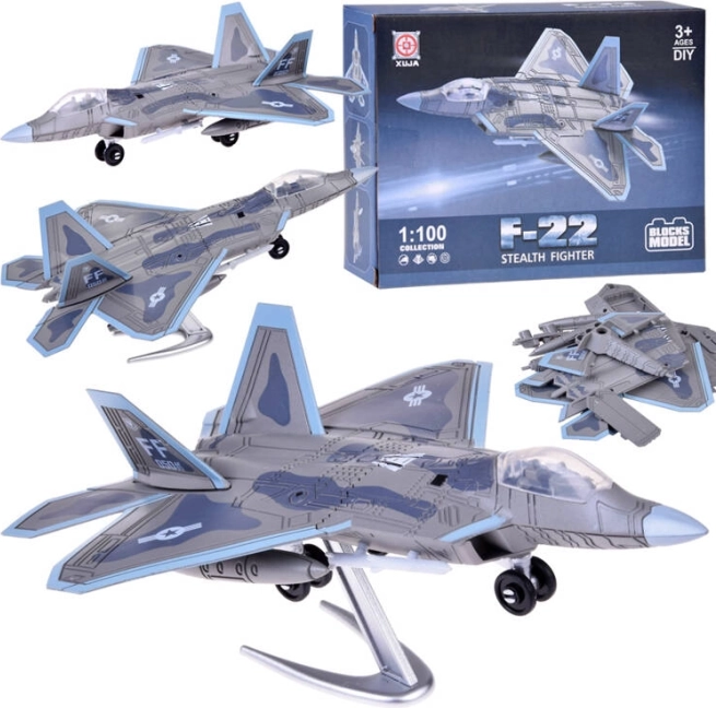 Zestaw modelu F-22 Raptor Jokomisiad