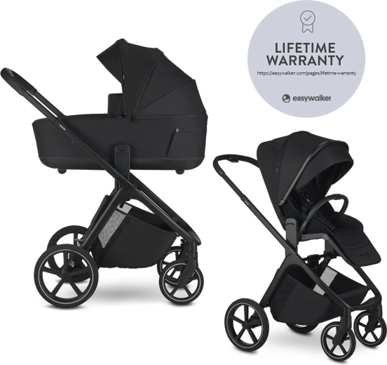 Easywalker wózek wielofunkcyjny Zoey Pure Black