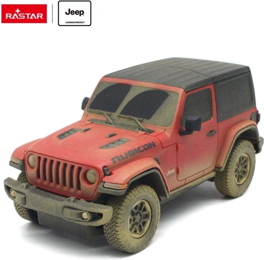 Jeep Wrangler Rubicon na zdalne sterowanie 1:24 Rastar (wersja Muddy) - 1 szt.