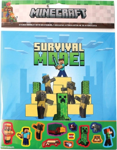 Album naklejek Minecraft – 50 naklejek