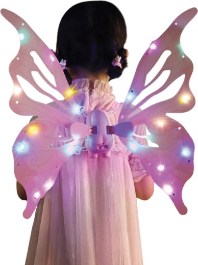 Magiczne motyle skrzydła z dźwiękiem i światłem