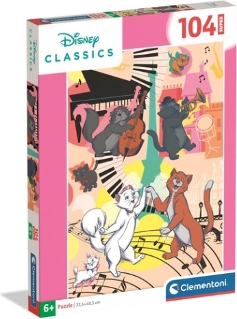 Puzzle Clementoni Super Aristocats 104 elementy