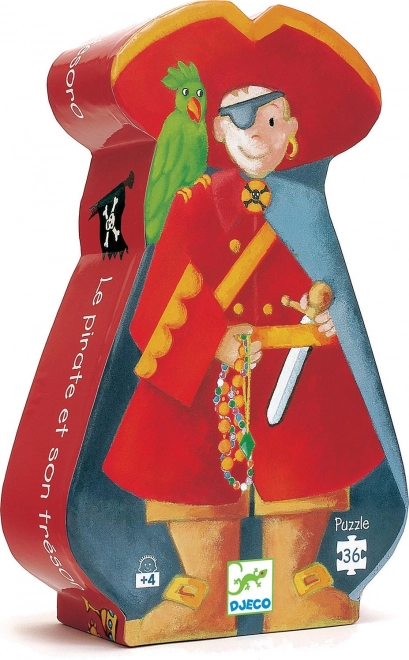 DJECO Puzzle Pirat 36 elementów