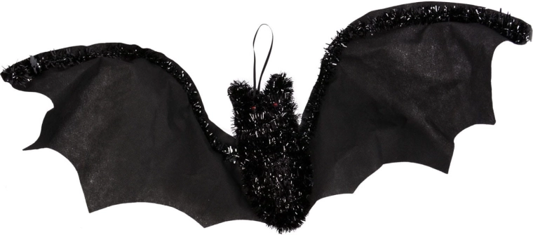Olbrzymi unoszący się nietoperz na Halloween