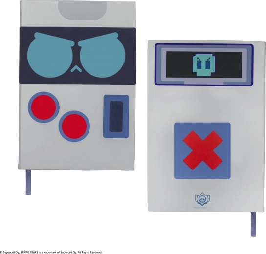 Brawl Stars twarda okładka na notes 8‑BIT