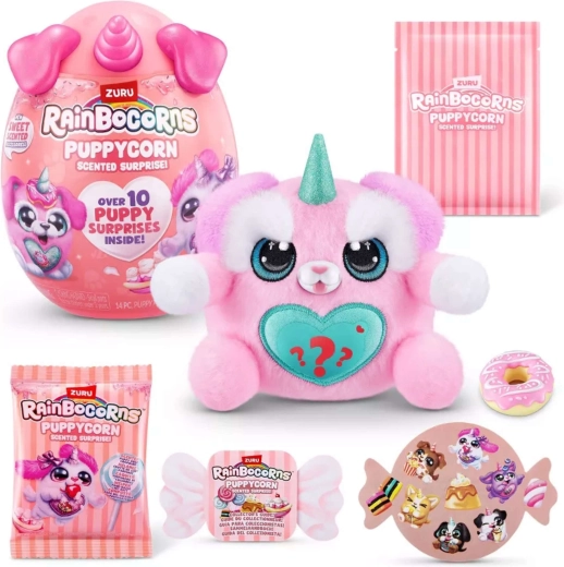 Zuru Rainbocorns Puppycorn Surprise pluszowy piesek z niespodzianką - 1 sztuka