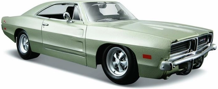 Maisto Dodge Charger R/T 1969 srebrny model auta 1:24