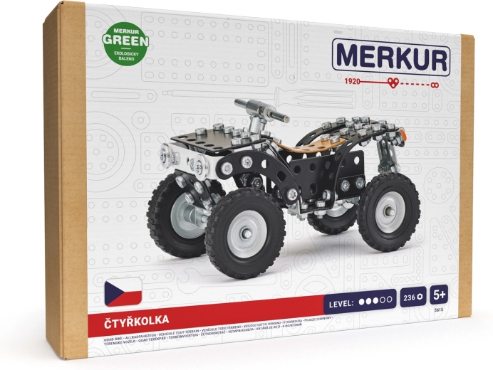 MERKUR Quad – zestaw konstrukcyjny 236 elementów