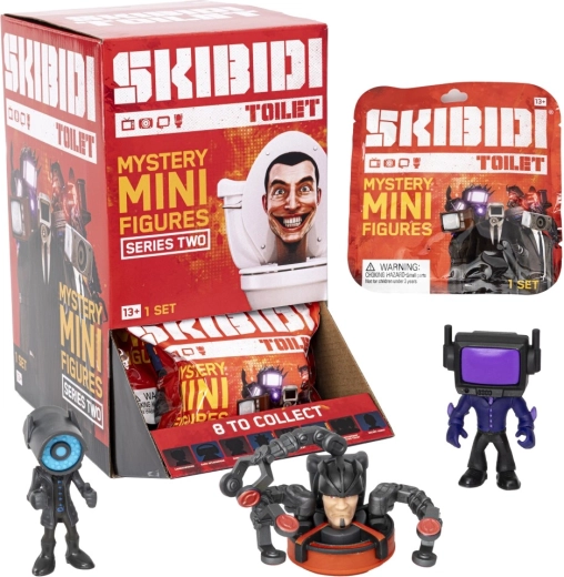 Tajemnicze minifigurki Skibidi Toilet – seria 2