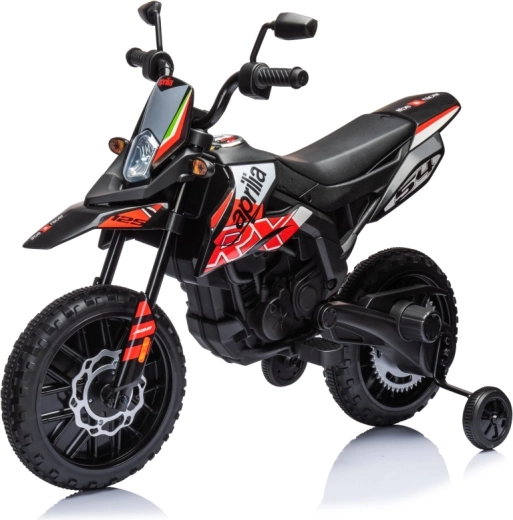 Dziecięcy motocykl elektryczny APRILIA RX, czerwony
