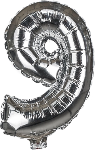Balon foliowy cyfra 9, 30 cm MY PARTY