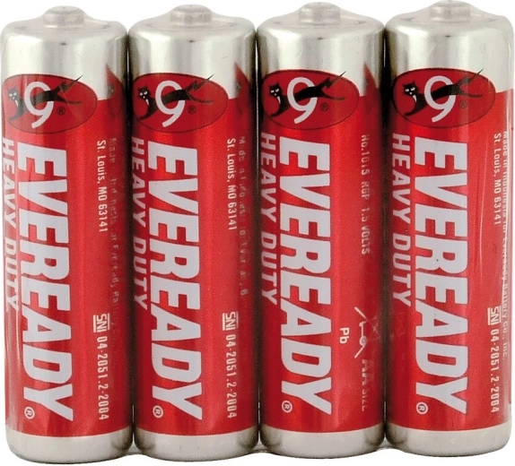 Energizer Eveready Heavy Duty Red AA R6 1,5 V – baterie typu AA, 4 szt.