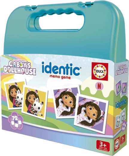 Educa memory w walizeczce Gabby’s Dollhouse (72 kartoniki)