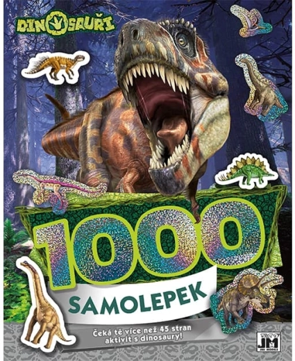 1000 naklejek z aktywnościami – dinozaury