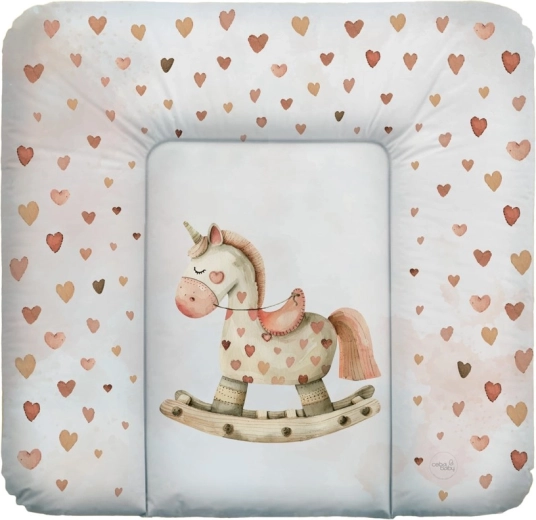 Ceba Baby miękka mata do przewijania średnia 75 × 72 Basic Rocking Horse