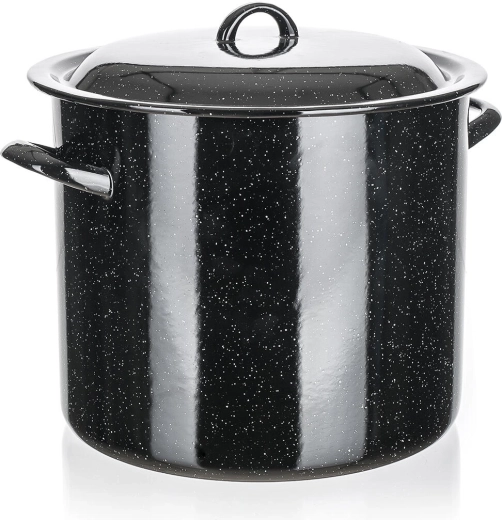 Emaliowany garnek z pokrywką 24 cm, 7,5 l