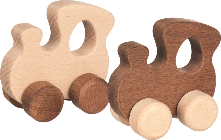 Drewniana lokomotywka Goki