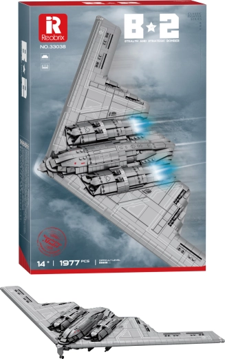 Zestaw konstrukcyjny bombowca B-2 Spirit (1977 elementów)