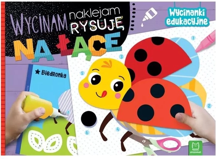 Wycinam, kleję, rysuję: na łące – edukacyjne wycinanki