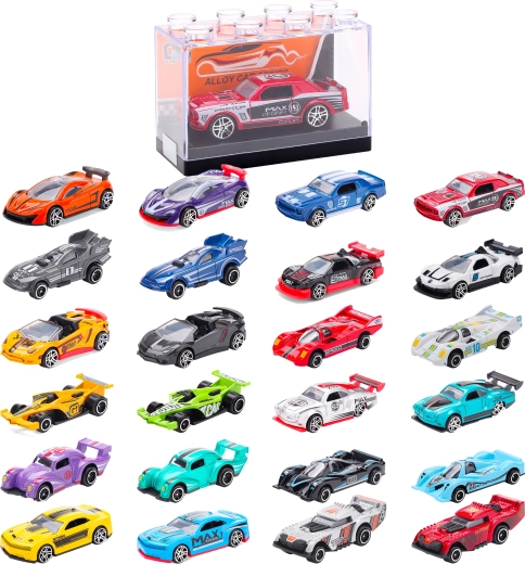 Metalowy model samochodu wyścigowego 1:64 – różne rodzaje